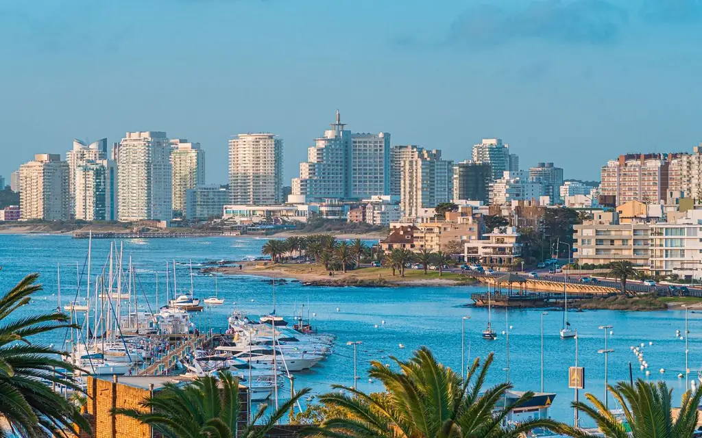Explore the breathtaking skyline and marina of Punta del Este, Uruguay's coastal gem