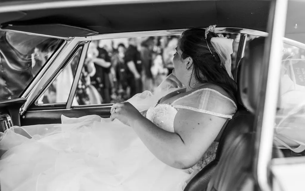 A wedding car